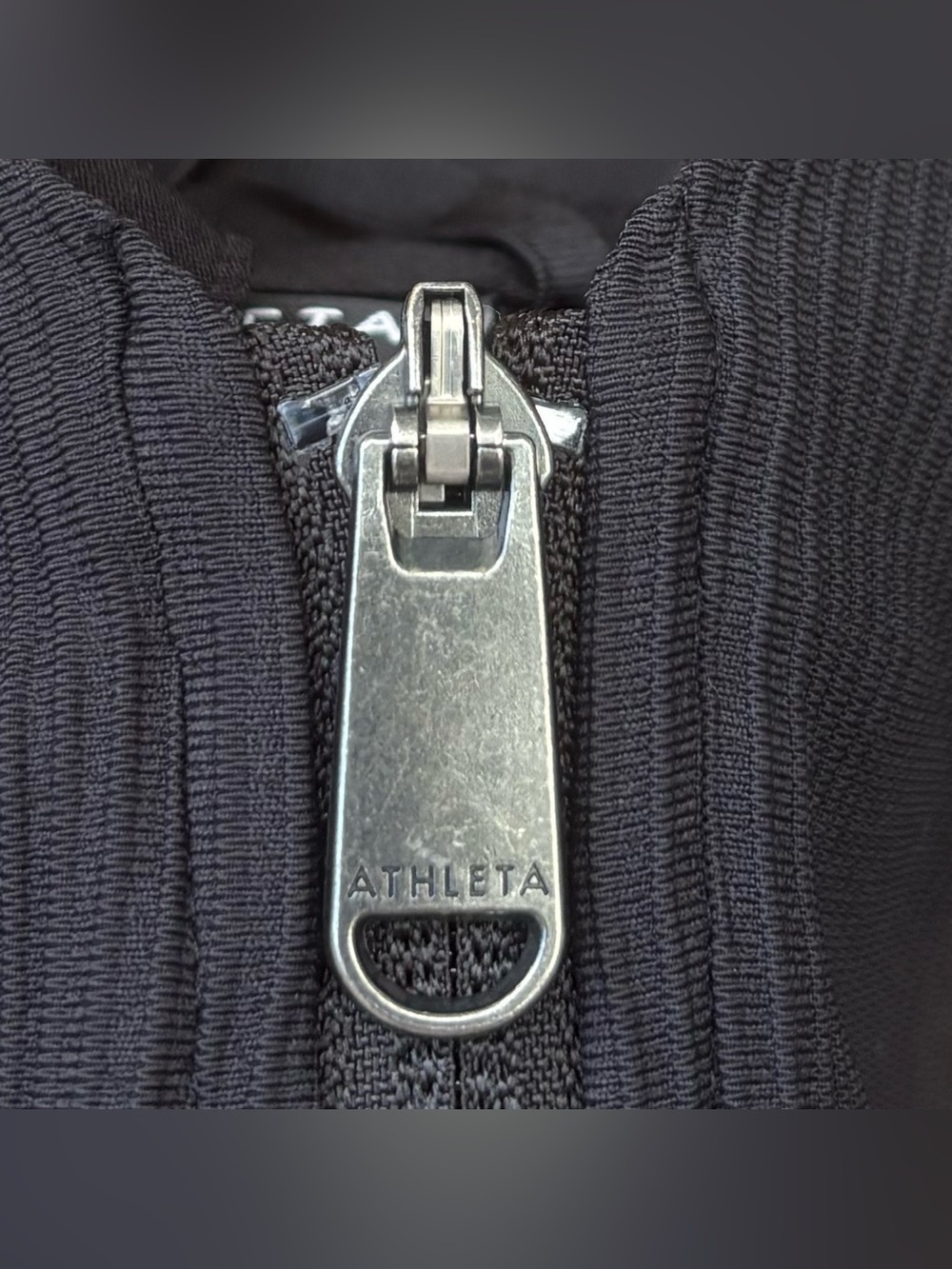 Athleta Ribbed Jacket In Black Size XS - Picture 6 of 8